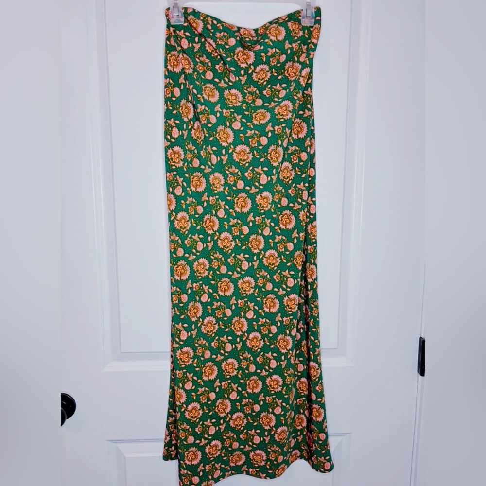 Floral maxi skirt